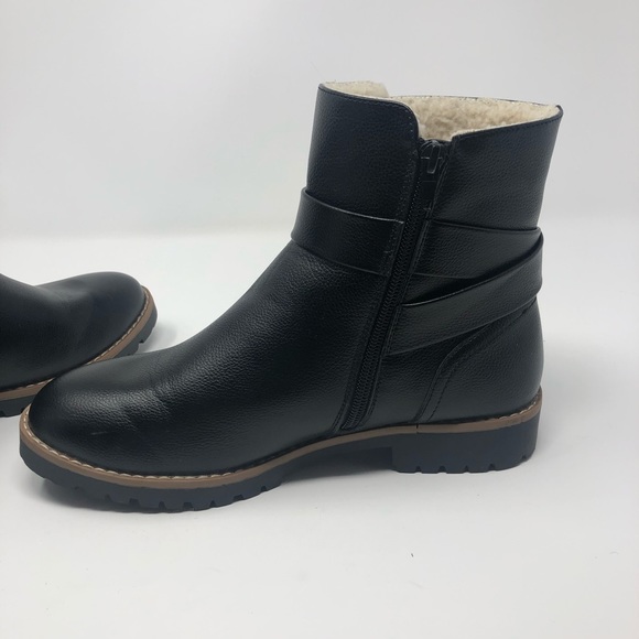 NAUTICA Black Ensign Buckle Bootie Sz 7.5 - Picture 9 of 11